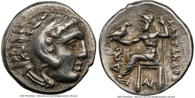 MACEDONIAN KINGDOM. Alexander III the Great (336-323 BC). AR drachm (18mm, 4.28 ...