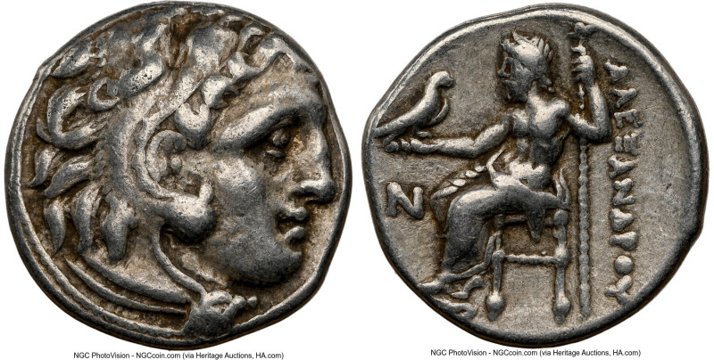 MACEDONIAN KINGDOM. Alexander III the Great (336-323 BC). AR drachm (16mm, 10h)....