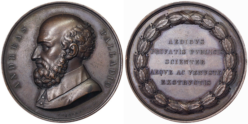 Medals Of Famous Personalities, 1843, Andrea Palladio (1508-1580). Opus: P.Girom...