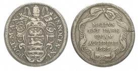 Roma Testone 1686

Roma, Innocenzo XI, Testone 1686, Rara Ag mm 31,5 g 9,08 lievi tracce di montatura, BB