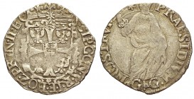 Bozzolo Lira 1613-1670

Bozzolo, Scipione Gonzaga (1613-1670), Lira , Rara MIR 66 Ag mm 32,6 g 3,89, buon MB