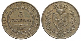 Savoia 3 Centesimi (1826)

Savoia, Vittorio Emanuele II Re Eletto, 3 Centesimi 1826 (1859-1860) Bologna, Rara Cu mm 22,5 g 5,98, BB-SPL