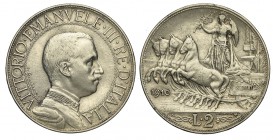 2 Lire 1910

Regno d'Italia, Vittorio Emanuele III, 2 Lire 1910, Rara, Ag mm 27 g 9,99 BB