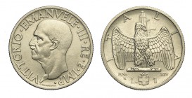 Lira 1936

Regno d'Italia, Vittorio Emanuele III, Lira 1936, Rara Ni mm 26,5 g 8,00, q.FDC