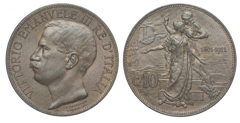 10 Centesimi 1911

Regno d'Italia, Vittorio Emanuele III, 10 Centesimi 1911, C...