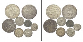Roma Lotto

Roma, Lotto di 8 monete, segnaliamo: Bolognino 1370-1378 MB, Quattrino 1513-1521 BB, Testone 1575 lievi mancanze altrimenti BB+, Testone...