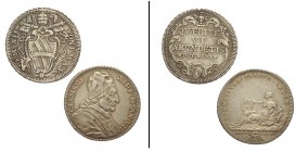 Roma Lotto

Roma, Clemente XI, Lotto di 2 monete: Testone 1734, Testone 1736, entrambi buon BB