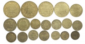 Roma Lotto

Roma, Pio IX monetazione decimale in argento, Lotto di 16 monete, segnaliamo: 2,5 Lire 1867 SPL (2 pz), 2 Lire 1866 XXI SPL-FDC, 2 Lire ...