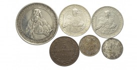 San Marino Lotto

San Marino, Vecchia Monetazione, Lotto di 6 monete, segnaliamo: 20 Lire 1936 BB-SPL, 50 Cent 1898 q.FDC, 50 Cent 1898 q.SPL, 5 Cen...