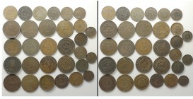 Argentina Lot

Argentina, Buenos Aires, Lotto di 30 monete, segnaliamo: 2 Reales 1840 BB (2 pz), 2 Reales 1853 BB-SPL, 20 Decimos 1830 BB, 1/4 Real ...