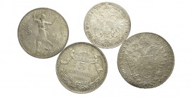 Austro-Hungarian Lot

Austro-Hungarian Empire, Lotto di 4 monete: Thaler 1829 A BB+, Thaler 1864 A BB+, 5 Corone 1908 q.FDC, 5 Korona 1909 q.SPL