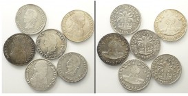 Bolivia Lot

Bolivia, Sol Coniage, Lotto di 6 monete da 8 Soles, segnaliamo: 1837 KM-97 BB-SPL (2 pz), 1835 KM-97 q.BB