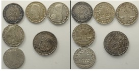 Bolivia Lot

Bolivia, Sol Coniage, Lotto di 6 monete da 2 Soles, segnaliamo: 1852 Fonr. 9567 SPL