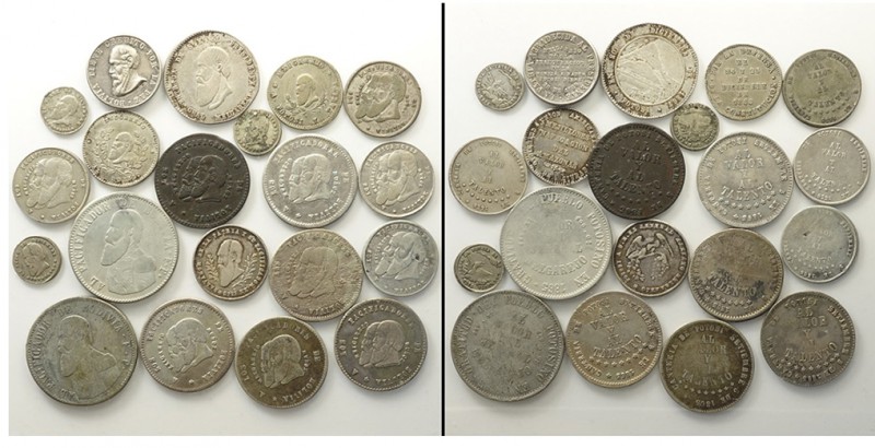 Bolivia Lot

Bolivia, Melgarejo Coniage, Lotto di 19 monete e 1 Medaglia, segn...
