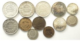 Bolivia Lot

Bolivia, Decimal Coniage, Lotto di 13 monete, segnaliamo: Boliviano 1871 PTS FP KM-155.3 q.SPL, Boliviano 1871 PTS ER KM-155.3 SPL, 2 C...