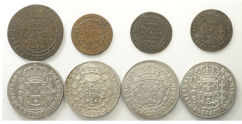 Brazil Lot

Brazil, Empire, Lotto di 9 monete 1816-1825, segnaliamo: 960 Reis ...