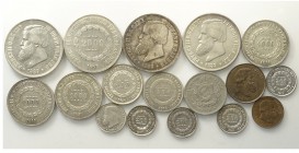 Brazil Lot

Brazil, Empire, Lotto di 17 monete 1855-1889, segnaliamo: 2000 Reis 1888 KM-485 SPL+, 2000 Reis 1889 KM-485 q.FDC, 1000 Reis 1866 KM-465...