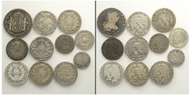 Chile Lot

Chile, Real Coniage, Lotto di 11 monete, segnaliamo: 2 Reales 1791 DA KM-49 q.MB, 2 Reales 1841 SO IJ KM-100.2 BB-SPL, Real 1841 IJ KM-94...