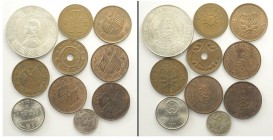 China Lot

China, Republic, Lotto di 10 monete, segnaliamo: Dollar 1927 SPL-FDC, 10 Cash (1912) Y-301 SPL-FDC, Cent 1916 Y-324 SPL-FDC