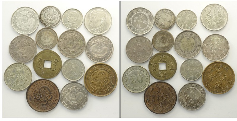 China Lot

China, Kwangtung, Lotto di 14 monete, segnaliamo: 20 Cents (1890-19...