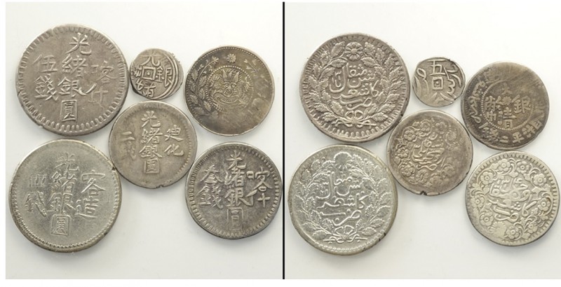 China Lot

China, Sinkiang, Lotto di 6 monete, segnaliamo: 5 Miscals AH1321 Y-...