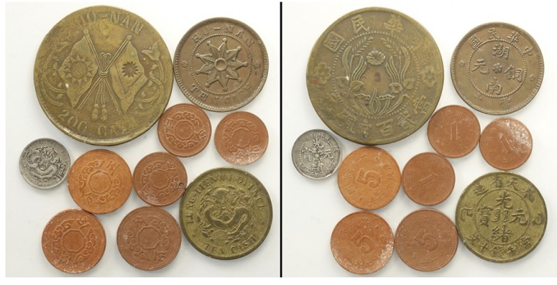China Lot

China, Lotto di 10 monete, segnaliamo: Fengtien 10 Cash 1905 Y-89 B...