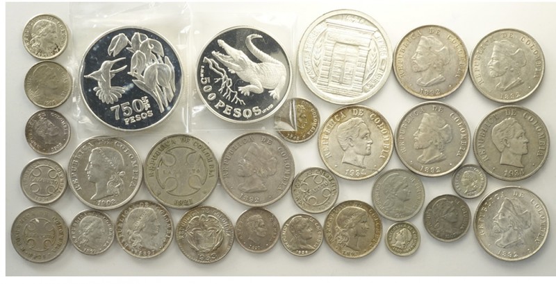 Colombia Lot

Colombia, Lotto di 29 monete, segnaliamo: 50 Centavos 1892 KM-18...
