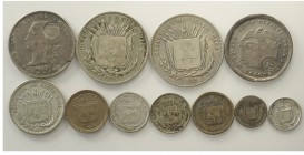 Costa Rica Lot

Costa Rica, Lotto di 11 monete 1865-1889, segnaliamo: 50 Centavos (1889) Countermark KM-136 BB-SPL, 5 Centavos 1872 GW KM-110 MB+