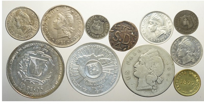 Dominican Republic Lot

Dominican Republic, Lotto di 11 monete, segnaliamo: 1/...