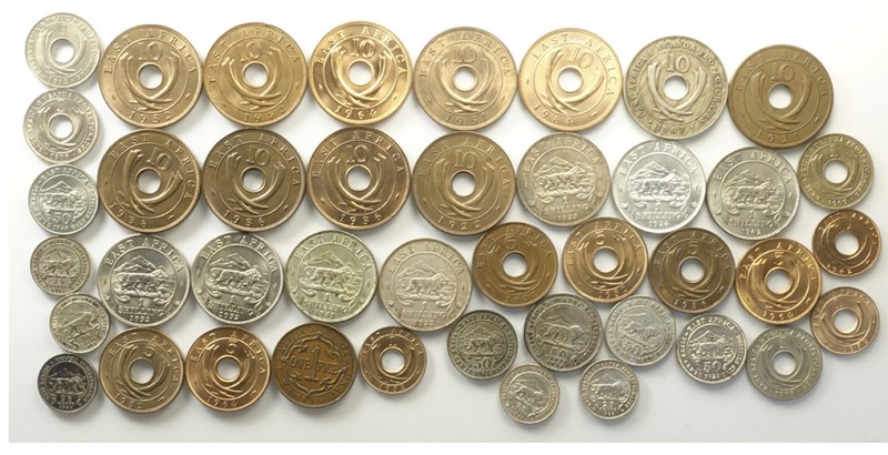 East Africa Lot

East Africa, Lotto di 42 monete, segnaliamo: 25 Cents 1906 KM...