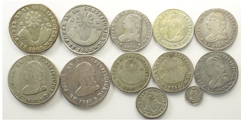 Ecuador Lot

Ecuador, Real Coniage, Lotto di 12 monete, segnaliamo: 4 Reales 1...