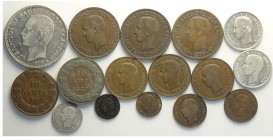 Greece Lot

Greece, Lotto di 16 monete 1837-1878, segnaliamo: Lepton 1869BB KM-40 SPL-FDC, 10 Lepta 1837 KM-17 BB