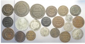 Haiti Lot

Haiti, Lotto di 21 monete 1827-1846, segnaliamo: 6 Centimes 1846 AN 43 KM-28 SPL