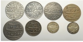 India Lot

India, Bengal Presidency, Lotto di 8 monete, segnaliamo: Rupee 19° (1793-1818) KM-99.1 BB-SPL, Rupee 1920/45 KM-77 SPL