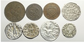 India Lot

India, Lotto di 8 monete, Bindraban (1) Bombay Presidency (3) Bundi (4), segnaliamo: Bindraban 1/2 Rupee 1859/VS1915 KM-17 (date unlisted...