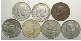 India Lot

India-Portuguese, Lotto di 7 monete 1903-1959, segnaliamo Rupee 1947 KM-27 cleaned BB-SPL