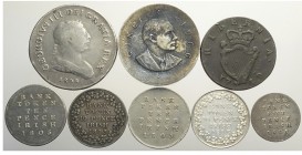 Ireland Lot

Ireland, Lotto di 8 monete 1749-1966, segnaliamo: 10 Pence Token 1813 KM-Tn5 cleaned SPL, 10 Pence Token 1805 KM-Tn3 q.SPL