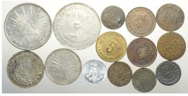 Mexico Lot

Mexico, Lotto di 14 monete 1908-1914 (without repetitions), segnaliamo: Chihuahua 50 Centavos 1913 KM-608 BB-SPL, Chihuahua 2 Centavos 1...