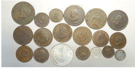 Mexico Lot

Mexico, Lotto di 19 monete 1914-1919 (without repetitions), segnaliamo: 10 Centavos 1919 KM-429 SPL-FDC, Oaxaca 3 Centavos 1915 KM-713.1...