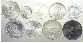 Mexico Lot

Mexico, Oz Coniage, Lotto di 9 monete