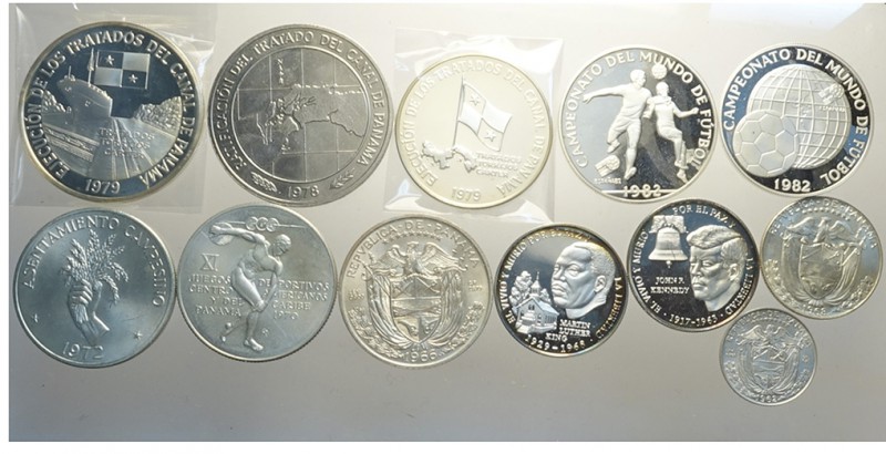 Panama Lot

Panama, Lotto di 12 monete 1962-1988, segnaliamo: 10 Balboas 1979 ...