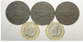 Sierra Leone Lot

Sierra Leone, Lotto di 5 monete, segnaliamo: Penny 1791 KM-2.1 BB+, Penny 1791 KM-2.1 colpi al bordo q.SPL, Penny 1791 KM-2.1 MB
