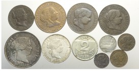 Spain Lot

Spain, Lotto di 11 monete 1861-1937 segnaliamo: 20 Reales 1861 KM-609.2 SPL-FDC