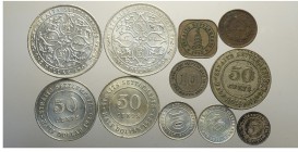 Straits Settlements Lot

Straits Settlements, Lotto di 11 monete 1845-1932, segnaliamo: Dollar 1907 H KM-26 cleaned BB-SPL, Dollar 1908 KM-26 SPL+, ...