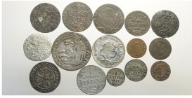 Switzerland Lot

Switzerland, Lotto di 15 monete 1632-1839, segnaliamo: Schaffhausen Dicken 1632 HMZ:2-765m appiccagnolo MB, Graubunden 1/2 Batzen 1...