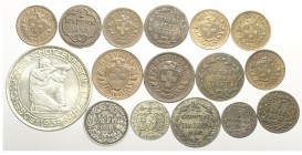 Switzerland Lot

Switzerland, Lotto di 16 monete 1841-1939, segnaliamo: Luzern 5 Francs 1939 B Bruce XS20 FDC, 1/2 Franc 1850 A KM-8 q.BB, 2 Rappen ...