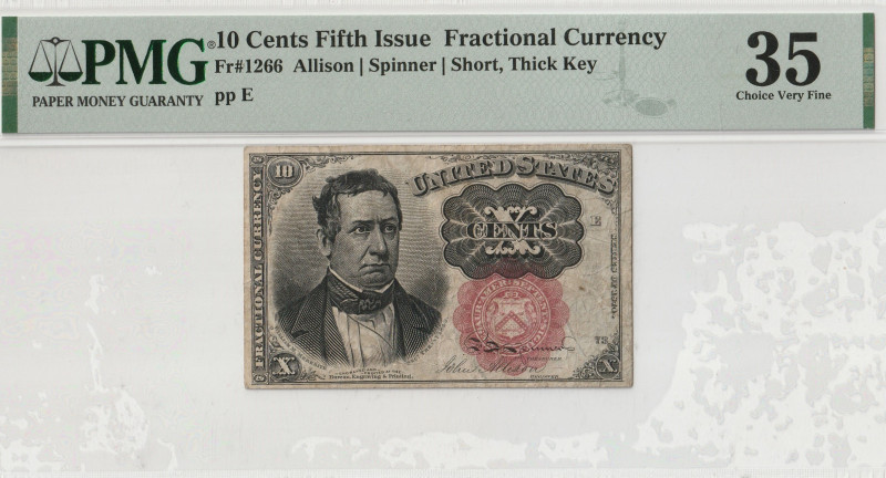 United States-Federal Reserve 10 Cents PMG 35

Fr-1266; # ppE; Fifth Issue Fra...