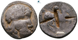Eastern Europe. Imitation of Philip II of Macedon 200-100 BC. Fourrée Tetradrachm