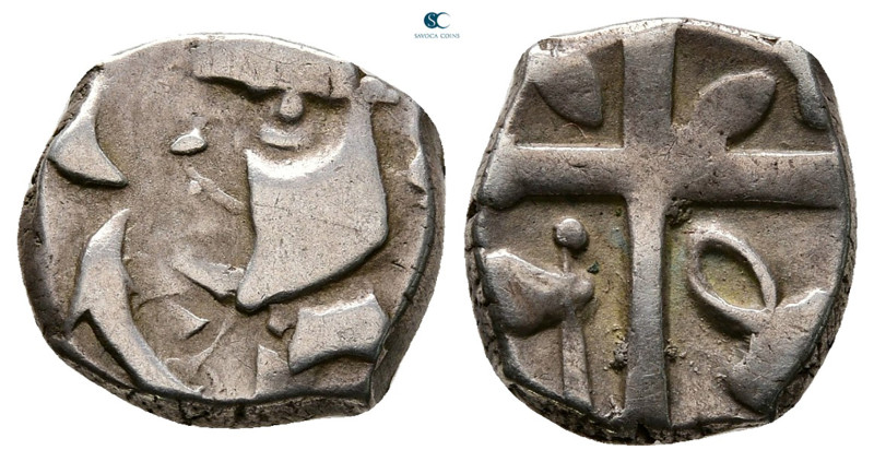 Southern Gaul. Volcae-Tectogases 200-100 BC. 
Drachm AR

14 mm, 2,44 g


...