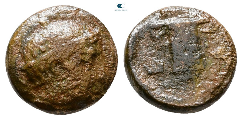 Thrace. Cypsela circa 420-380 BC. 
Bronze Æ

12 mm, 1,55 g



Fine